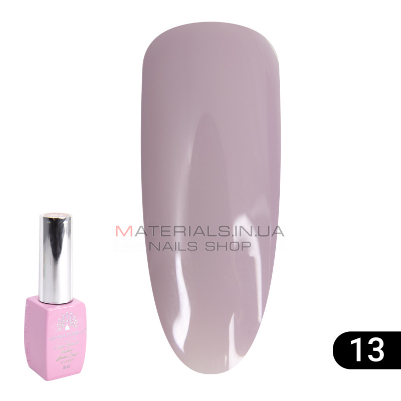 Кольорова френч база для гель лаку Global Fashion, Color French Base Coat 8 мл, 13 Кольорова френч база для гель лаку Global Fashion, Color French Base Coat 8 мл, 13
