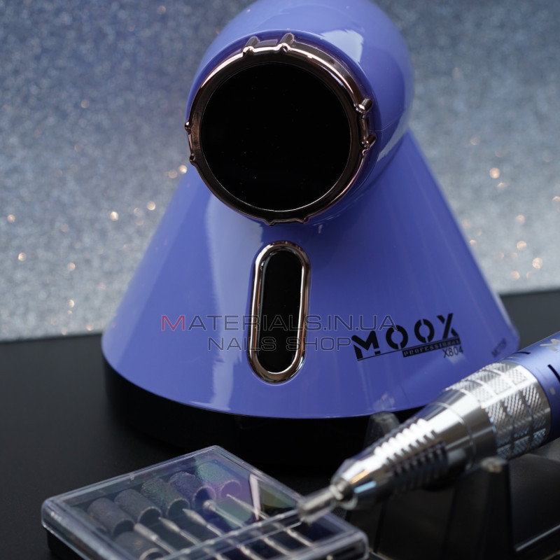 Фрезер Мокс X804 (Purple) на 55 000 об./мин. и 80W. для маникюра и педикюра Фрезер Мокс X804 (Purple) на 55 000 об./мин. и 80W. для маникюра и педикюра