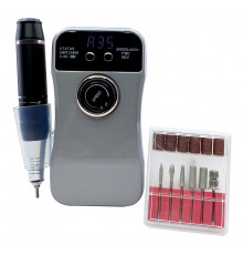 Фрезер для маникюра аккумуляторный Nail Master ZS-230 35000 об/мин фрейзер на аккумуляторе для ногтей