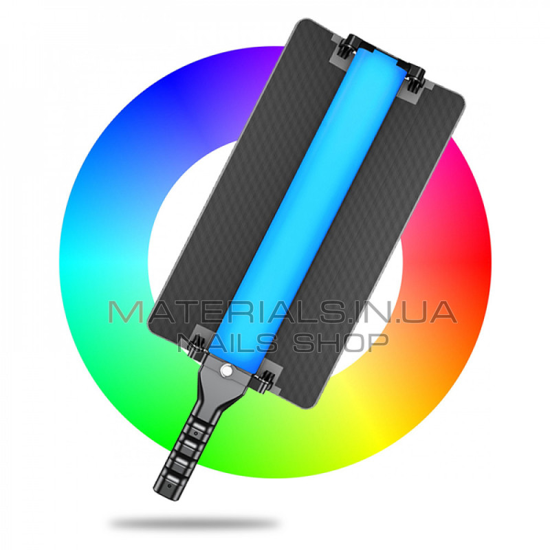 LED-відеосвітло RL-60SL, ручна світлова панель RGB, 1 м cable with адаптер, пульт ДК, Barn door світло shield, сумка