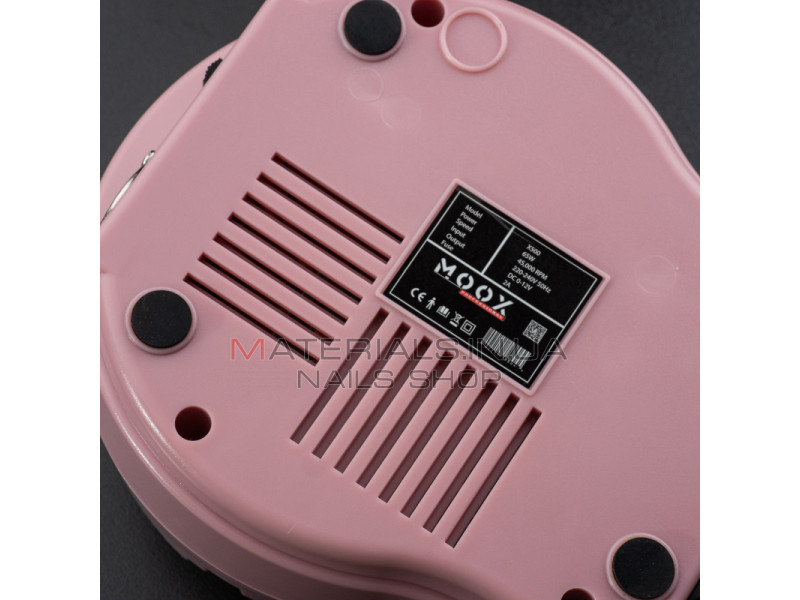 Фрезер Мокс X500 (Розовый) на 45 000 об./мин. и 65W. для маникюра и педикюра