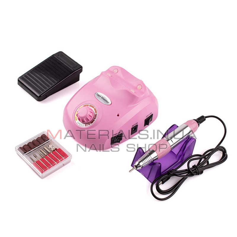 Фрезер для манікюру Nail Drill ZS-603 PRO (DM-208) Pink, 45 Ватт, 35000 об/хв