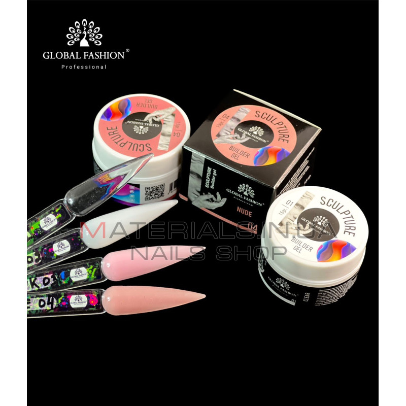 Скульптурний гель SCULPTURE BUILDER GEL 15 гр, NUDE №04