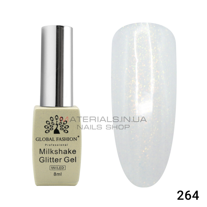 Гель лак Milkshake Glitter 8 мл, 264