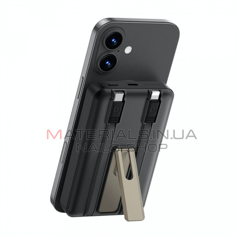 Power Bank WiWU Wi-P056, 10000 мА·год, 22,5 Вт — Black