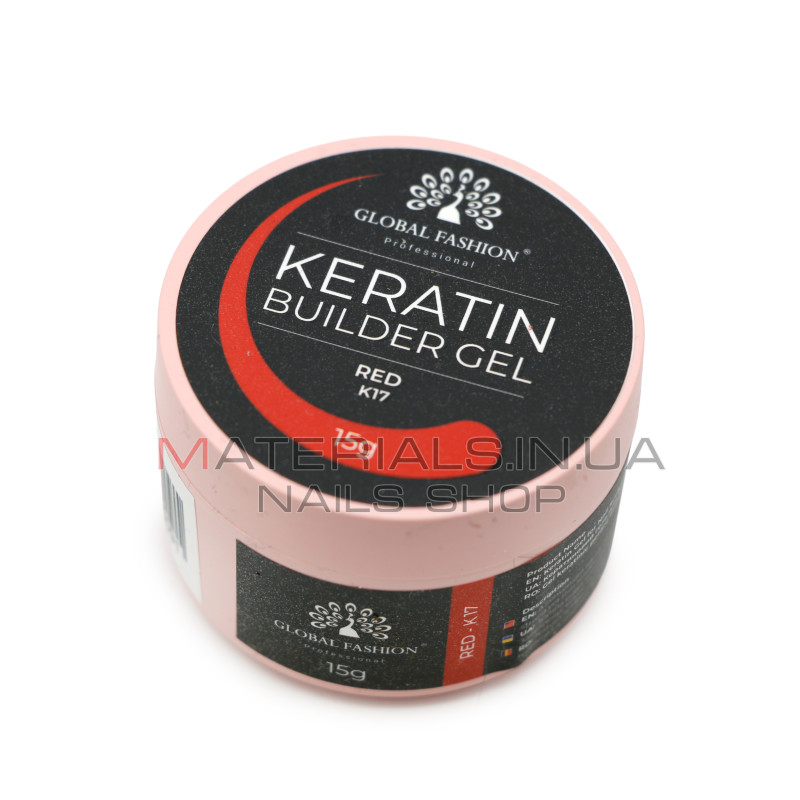 KERATIN BUILDER GEL, Global Fashion, 15 g, K17