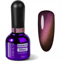 Гель-лак LILLYBEAUTE Galactic №002 галактичний коричневий, 12мл
