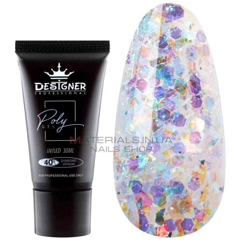 Полігель Designer Professional, 30мл. №040 Полігель Designer Professional, 30мл. №040
