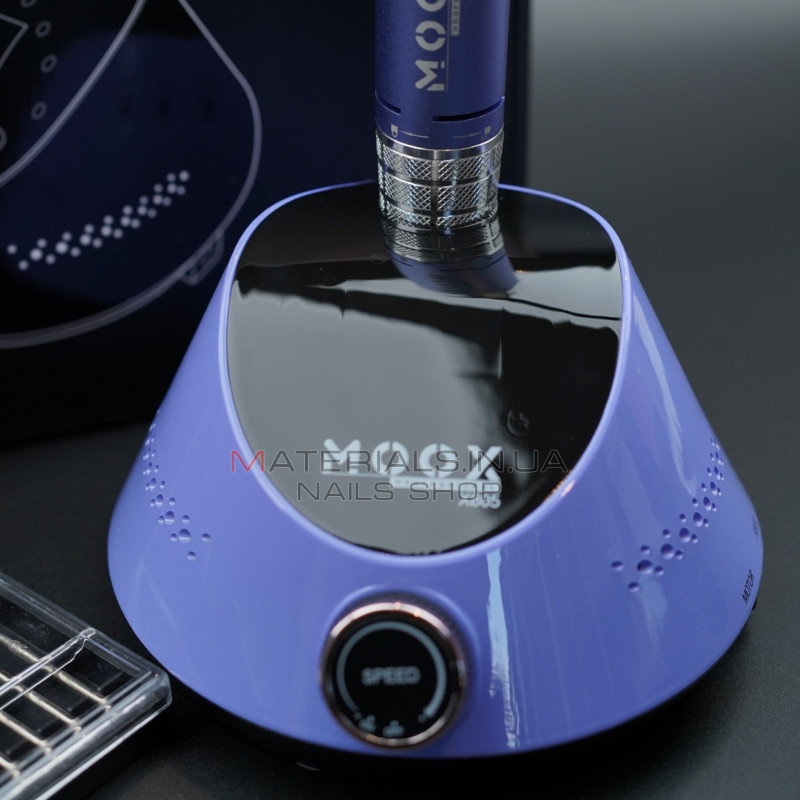 Фрезер Мокс X805 (Purple) на 55 000 об./мин. и 80W. для маникюра и педикюра Фрезер Мокс X805 (Purple) на 55 000 об./мин. и 80W. для маникюра и педикюра