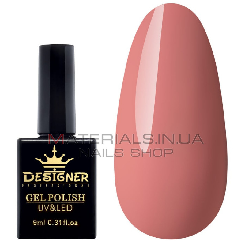Гель-лак Designer Nude pink - E147 "Розсип какао"