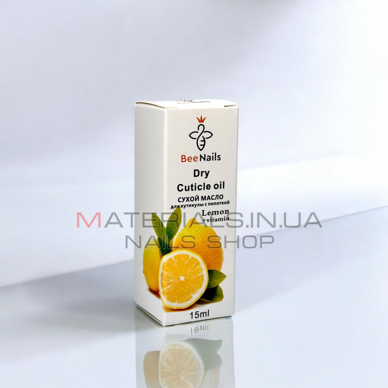 Сухе масло для кутикули BeeNails "Lemon", 15 мл