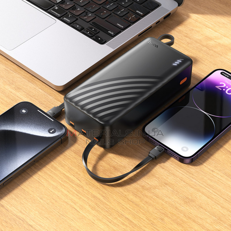 Power Bank 30000 mAh — Hoco J146B — Black Power Bank 30000 mAh — Hoco J146B — Black