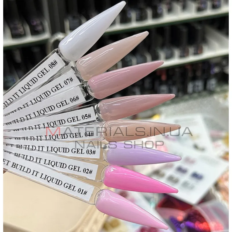 Гель для наращивания и укрепления ногтей Build It Liquid Gel Starlet Professional №01, 30г