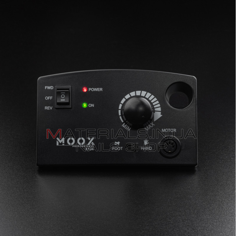 Фрезер Мокс X104 (Чорний) на 45 000 об/хв. та 65W. для манікюру та педикюру