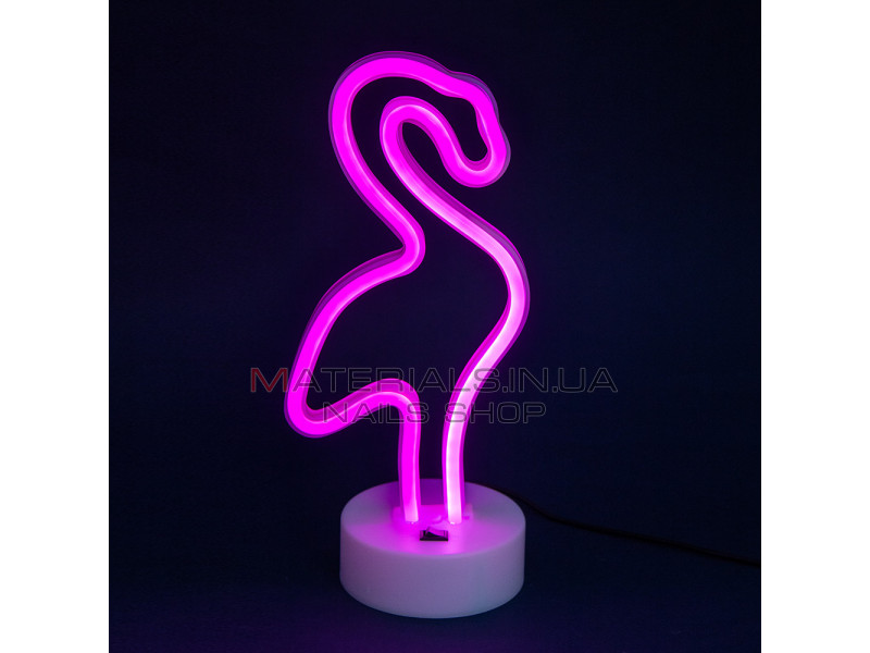 Ночной светильник Neon Lamp series — Flamingo Pink