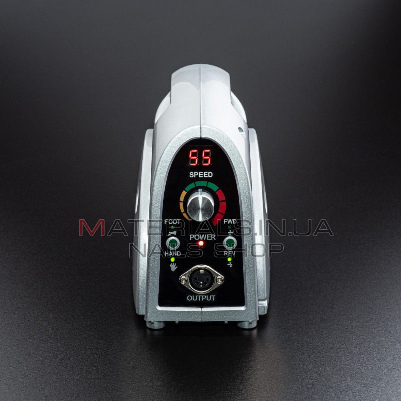 Фрезер Мокс X806 (Срібло) на 55 000 об/хв. та 80W. для манікюру та педикюру