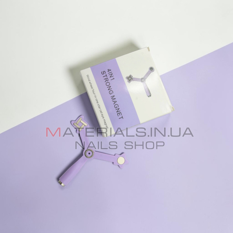 Магніт для дизайну Strong Magnet 4 в 1, фіолетовий