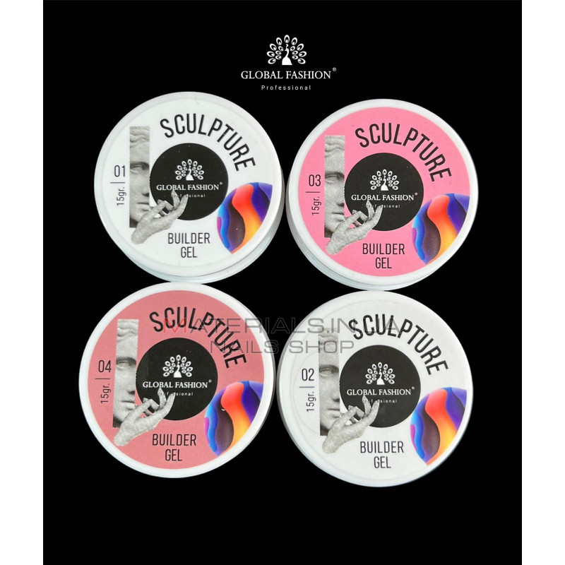 Скульптурний гель SCULPTURE BUILDER GEL 15 гр, PINK №03 Скульптурний гель SCULPTURE BUILDER GEL 15 гр, PINK №03