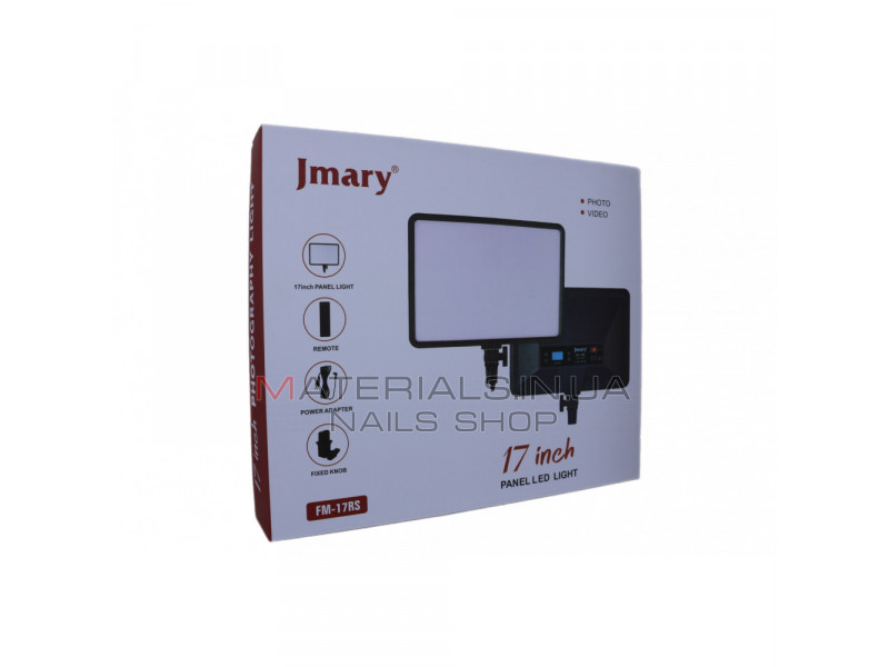 Лампа видеосвет LED Jmary FM-17RS 37x26 cm 204 Lights 3000K-6000K Remote