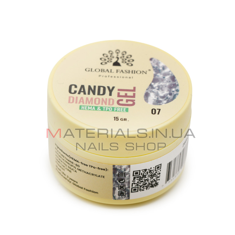 Гель для моделювання нігтів 15 г, Diamond Builder Gel 07