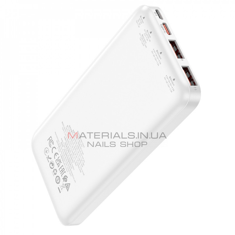 Power Bank 10000 mAh | 22.5W — Hoco J101 — White Power Bank 10000 mAh | 22.5W — Hoco J101 — White