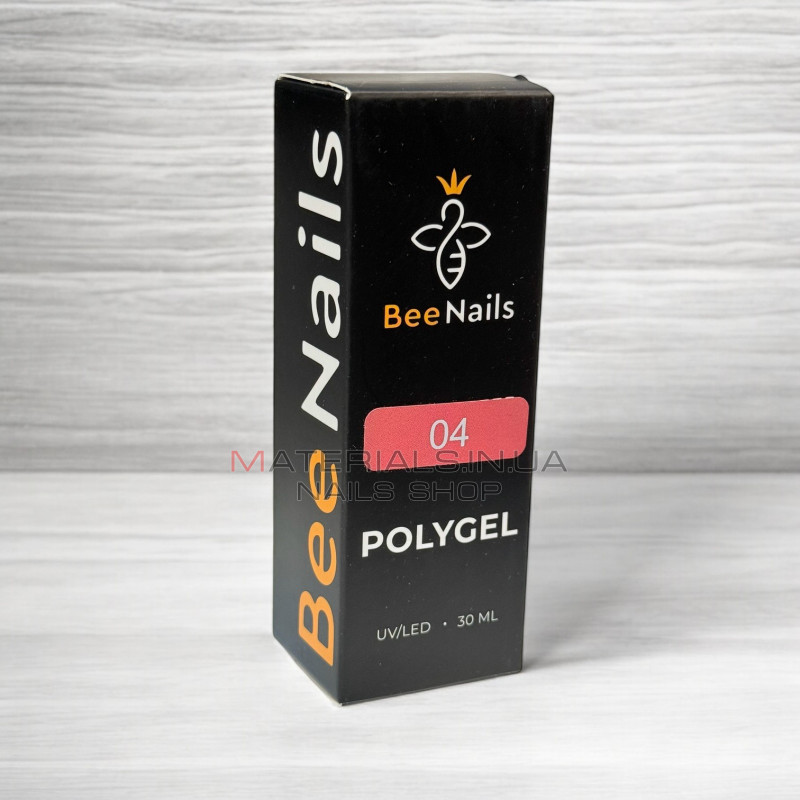 Полігель Bee Nails 30 мл, 04 Полігель Bee Nails 30 мл, 04