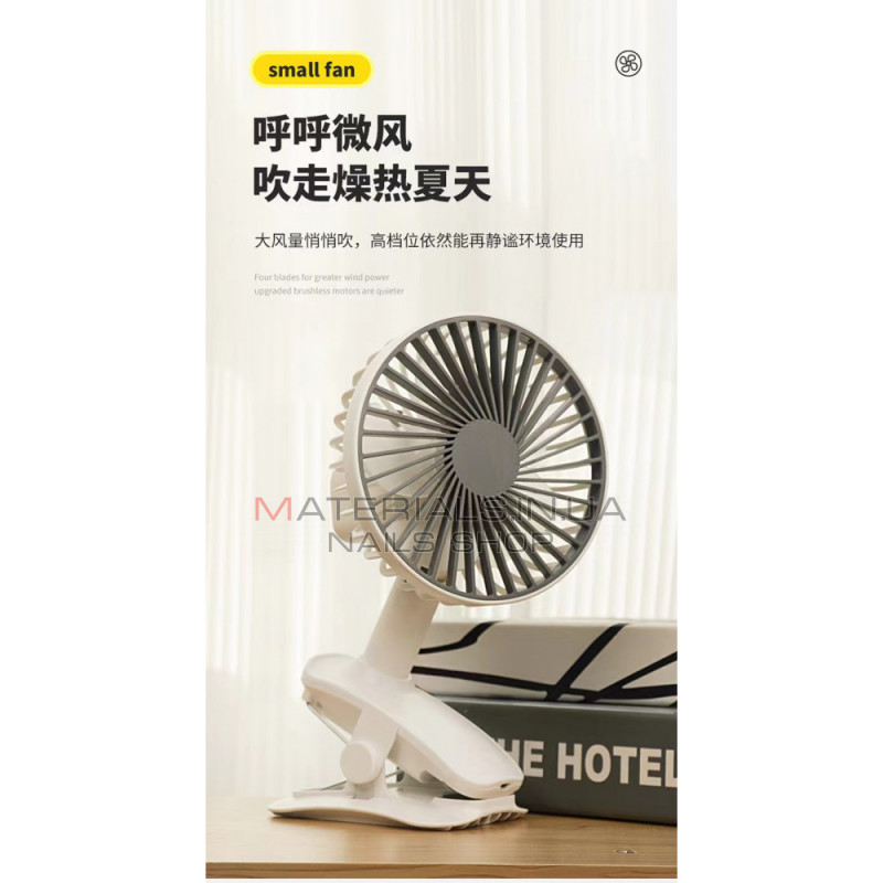 Портативный мини вентилятор MZL-31a White