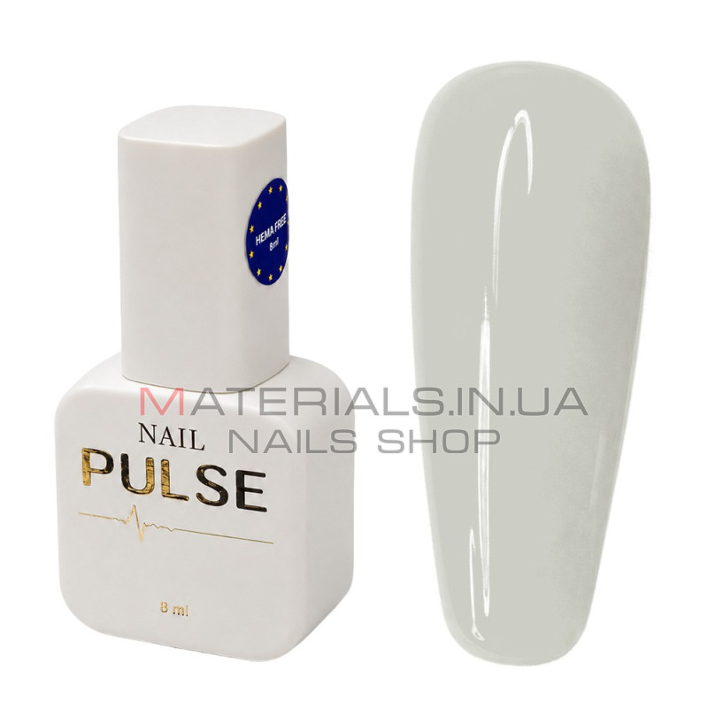 Гель-лак NAIL PULSE Gel Polish №59, 8 мл світлий сірий