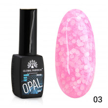 Каучукова база Snow flakes Global Fashion 8 мл, 03