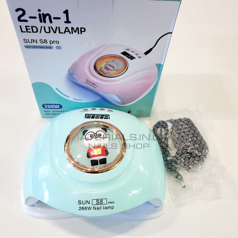 UV/LED SUN S8 Pro, 268 Вт. Панда - Блакитний UV/LED SUN S8 Pro, 268 Вт. Панда - Блакитний