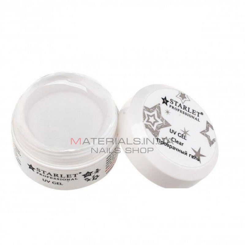 Гель Starlet Professional 30 мл Clear прозорий Гель Starlet Professional 30 мл Clear прозорий