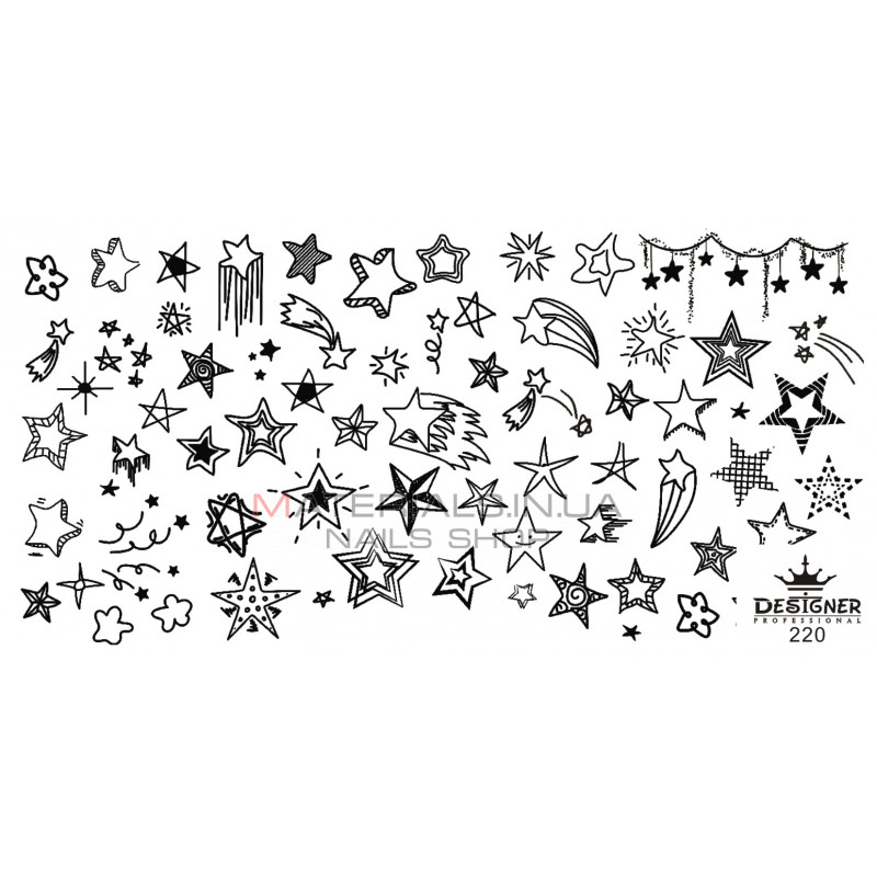 Диск для стемпінгу Designer металевий (12x6 см) №220