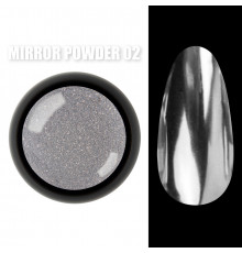 Mirror powder Дзеркальне втирання для дизайну нігтів №02
