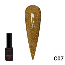 Гель лак Disco Gel Polish, Global Fashion, светоотражающий, 8 мл C07