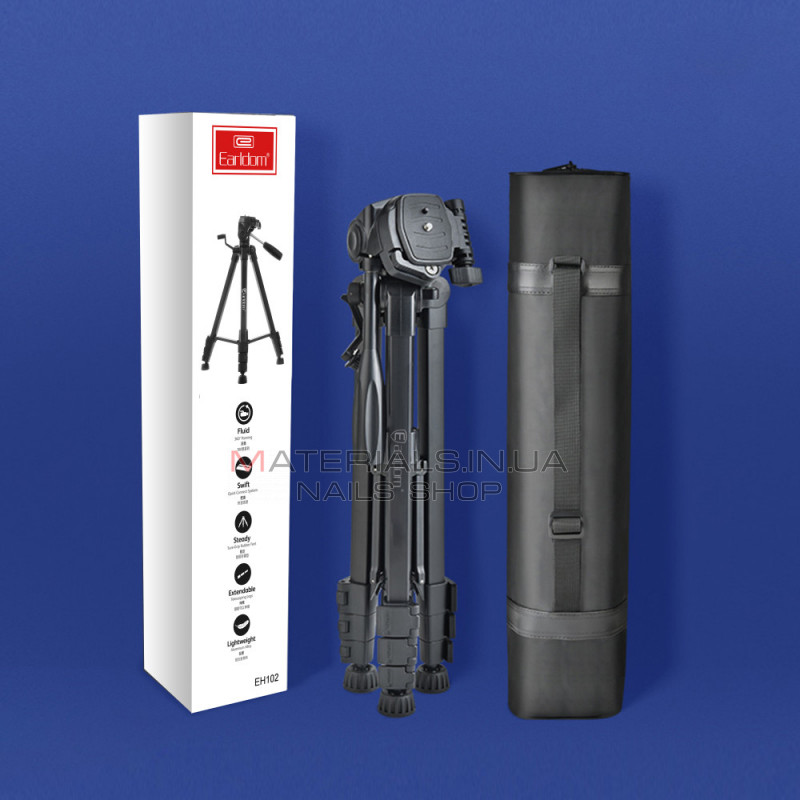 Tripod Multifunctional 1.48m Earldom ET-EH102 with phone holder Tripod Multifunctional 1.48m Earldom ET-EH102 with phone holder