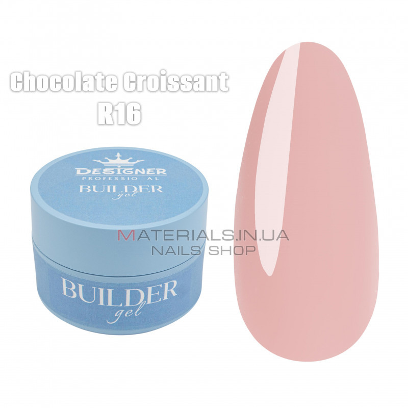 Builder Gel 30 мл., Дизайнер (Моделирующий гель) R16 Chocolate Croissan Builder Gel 30 мл., Дизайнер (Моделирующий гель) R16 Chocolate Croissan