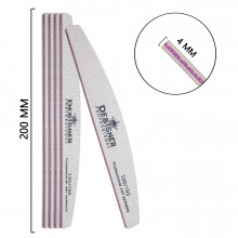 Упаковка пилок Designer 25шт, сіра, човник 120/150