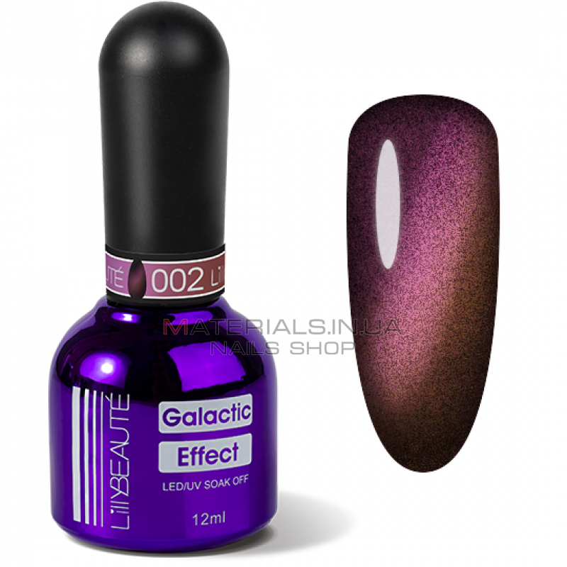 Гель-лак LILLYBEAUTE Galactic №002 галактичний коричневий, 12мл Гель-лак LILLYBEAUTE Galactic №002 галактичний коричневий, 12мл