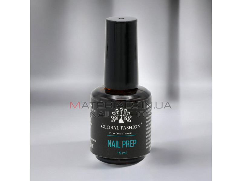 Nail Prep Global Fashion - дегідратор з пензликом, 15 мл