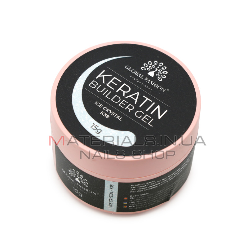 KERATIN BUILDER GEL, Global Fashion, 15 g, K38