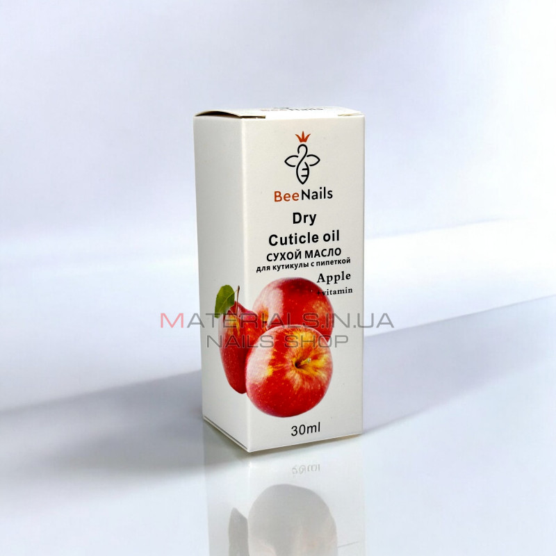 Сухе масло для кутикули BeeNails "Apple", 30 мл Сухе масло для кутикули BeeNails "Apple", 30 мл