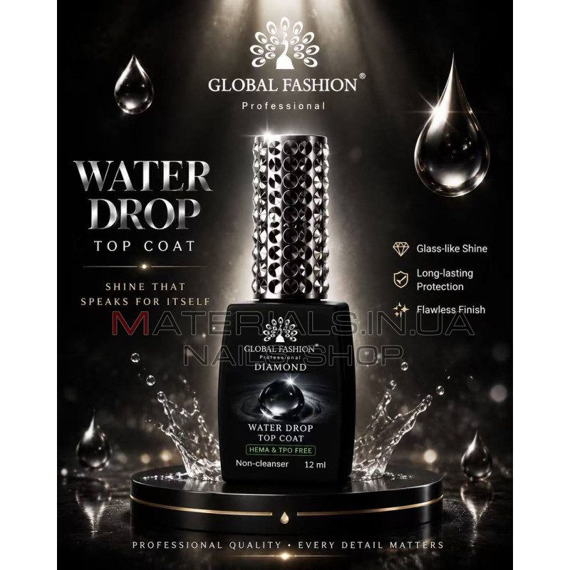 Топ Water Drop, набор топов с эффектом капель 2 шт Global Fashion,  по 12 мл,
