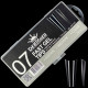 Fast gel tips №7 (Gothic, medium size) - Гелеві типси Дизайнер