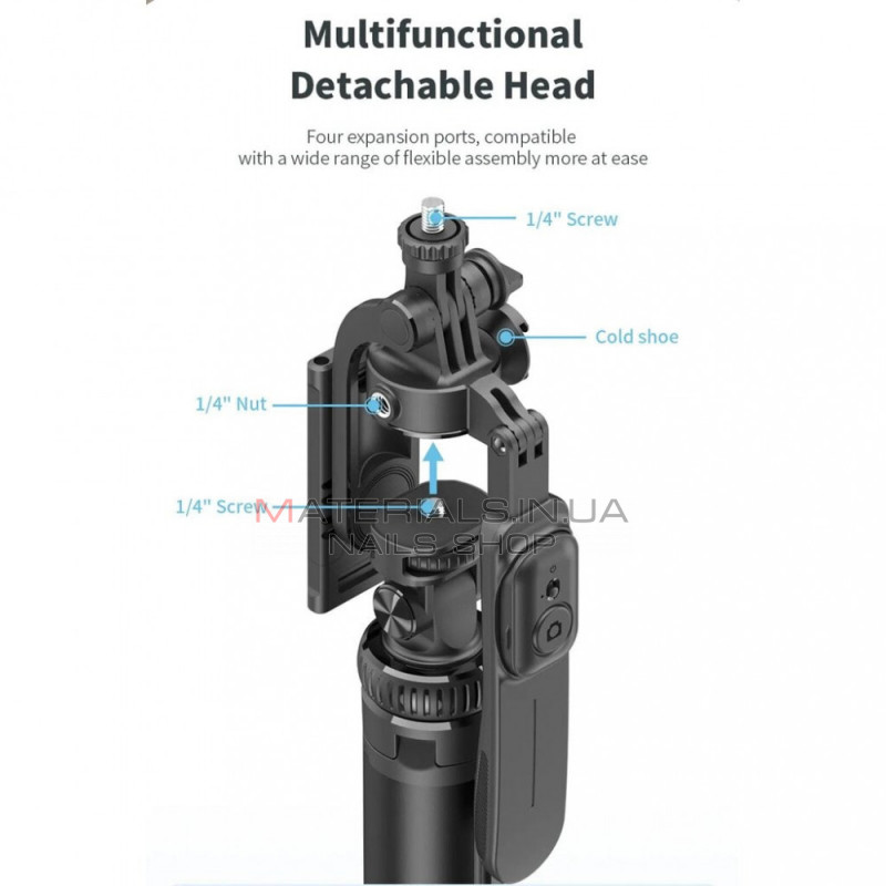 Monopod Tripod C05 | 2m Balanced and stable shooting multifunctional expansion of the metal tripod selfie stick Monopod Tripod C05 | 2m Balanced and stable shooting multifunctional expansion of the metal tripod selfie stick