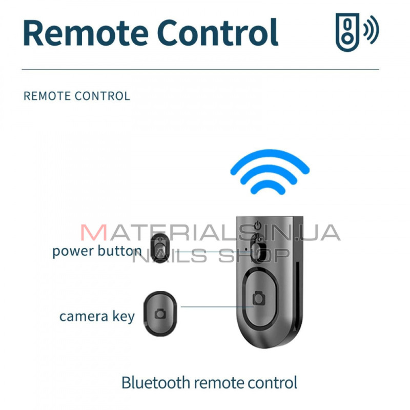 Монопод Tripod L16, багатофункціональний, Bluetooth-кнопка, 1,53 м