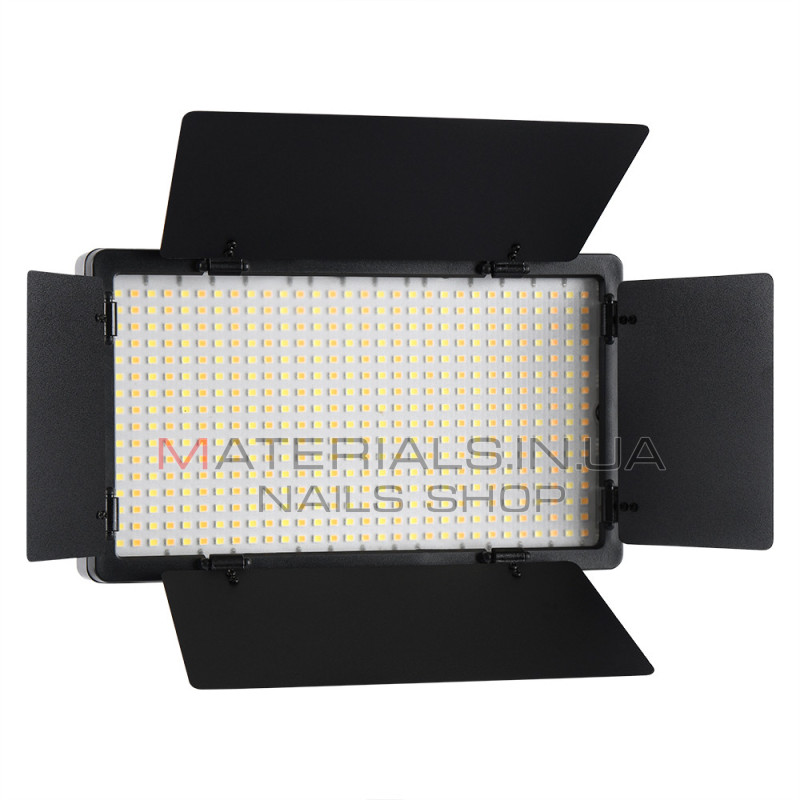 LED-відеосвітло U600, 21 × 12 см, 480 світлодіодів, 3200 K-5500 K, пульт ДК