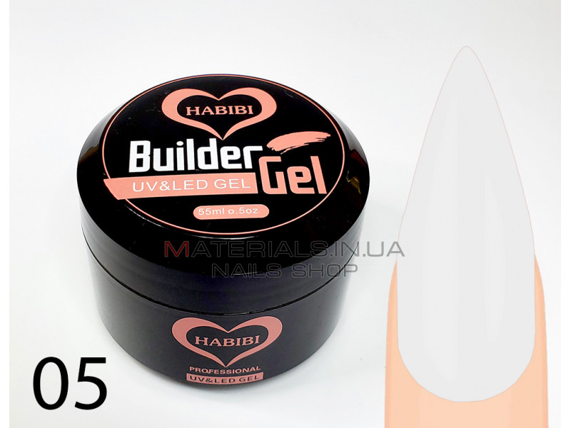 Гель Habibi builder gel 56мл, 05 - молочний