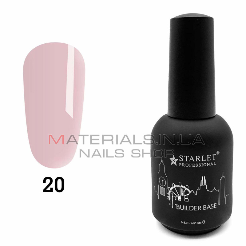 База для наращивания Builder Base Starlet Professional №020, 15 мл