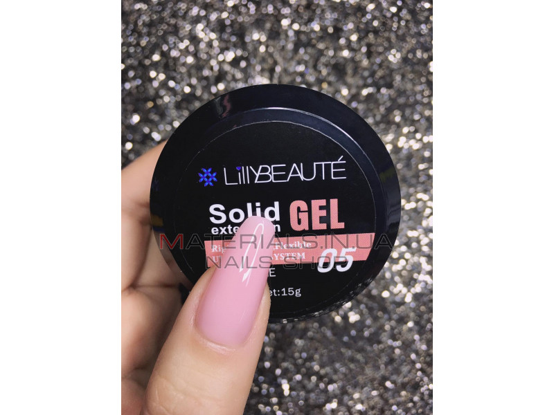 Solid gel Extention Lilly Beaute 15г