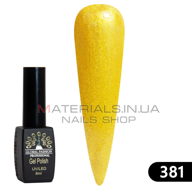 Гель лак BLACK ELITE 381, Global Fashion 8 мл